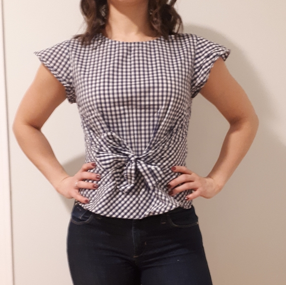 GUC Gingham Blouse - Picture 1 of 4